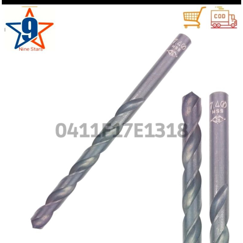 Mata bor besi 4.7mm HSS kobelco bukan carbide Nachi