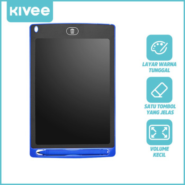 

Unik KIVEE LCD Drawing Writing Tablet Papan Tulis Anak Board writing Pad - Blue 8.5 inches Berkualitas