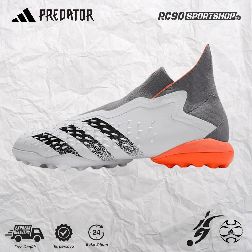 Sepatu Futsal Adidas Predator Freak+ IN - White Spark