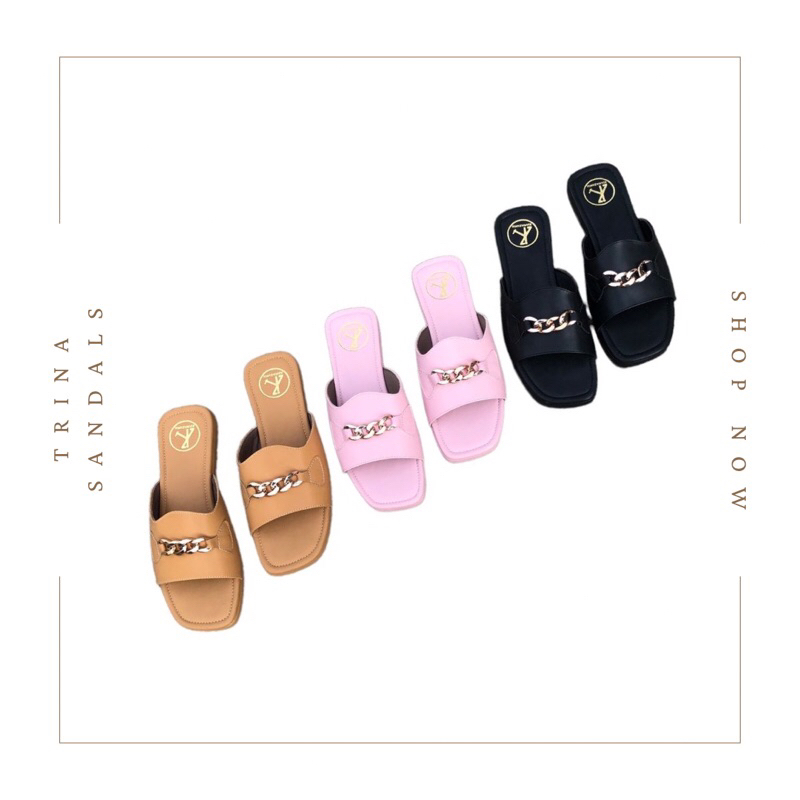 Sandal Wanita Flat Trina - Kanazuku Big Size