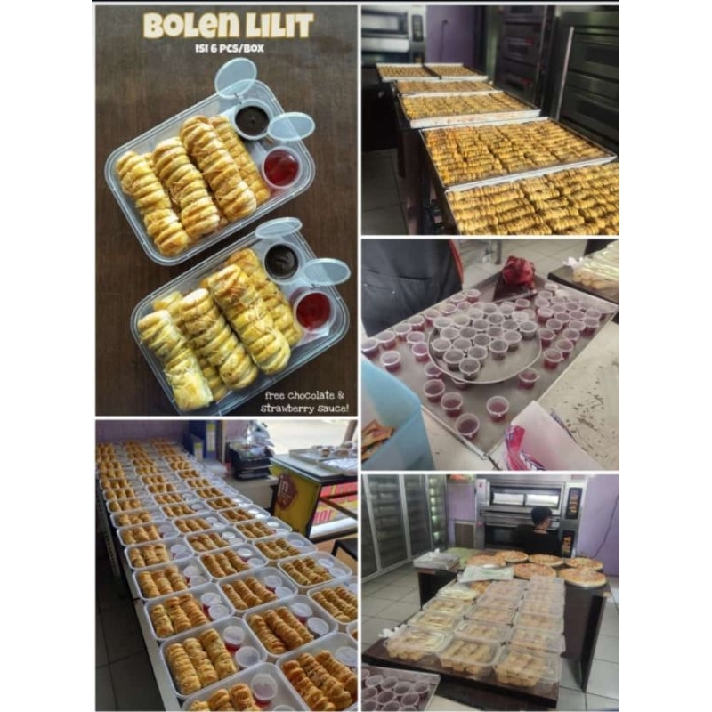 

Ssl09 BOLEN LILIT (ISI 6 PCS/BOX) FREE STRAWBERRY SAUCE & CHOCOLATE