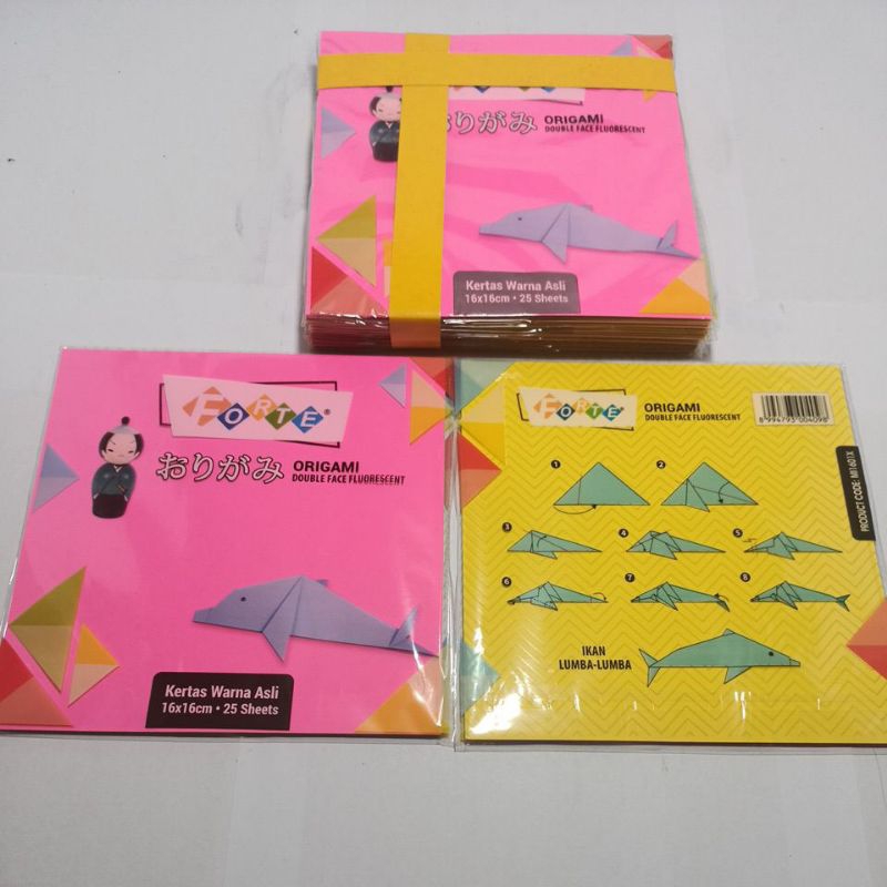 

Origami kertas lipat forte 16×16 25shett