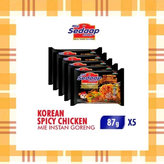 

Mi sedaap Korean spicy chicken 5 pcs.