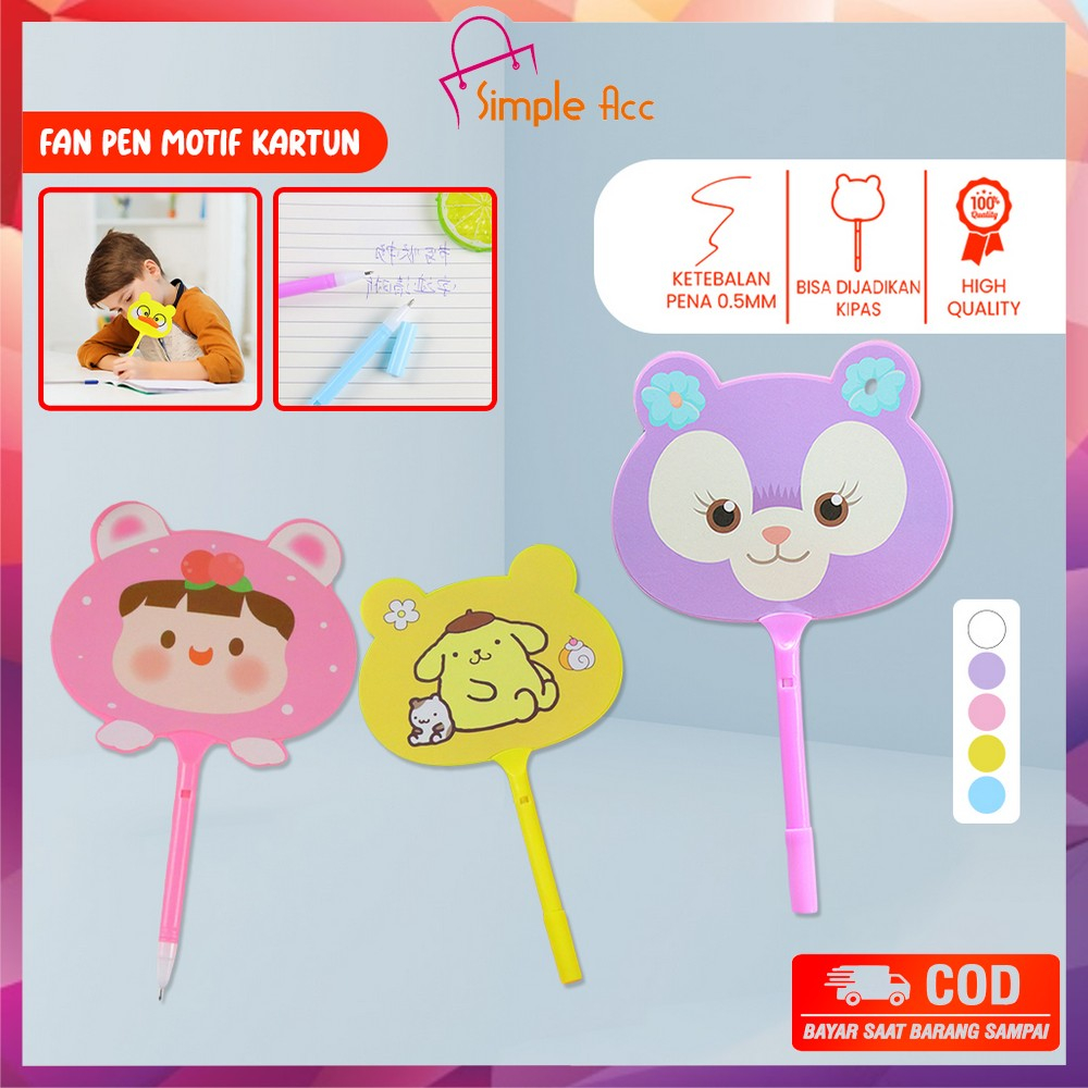 

DO-A67 Pulpen Kipas Karakter Animal Lucu Ballpoint / Pena Alat Tulis Kantor dan Sekolah / Fan Pen Motif Kartun / Pulpen Pena Kipas Souvenir