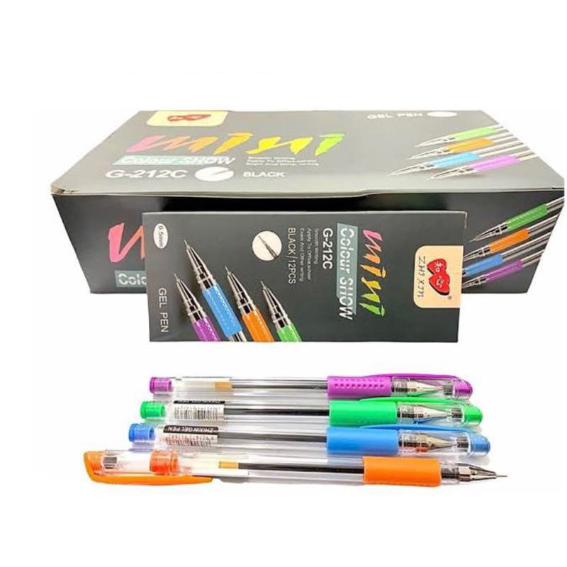 

Pulpen Gel / Pen Gel Zhixin Mini Hitam Black 0.5mm