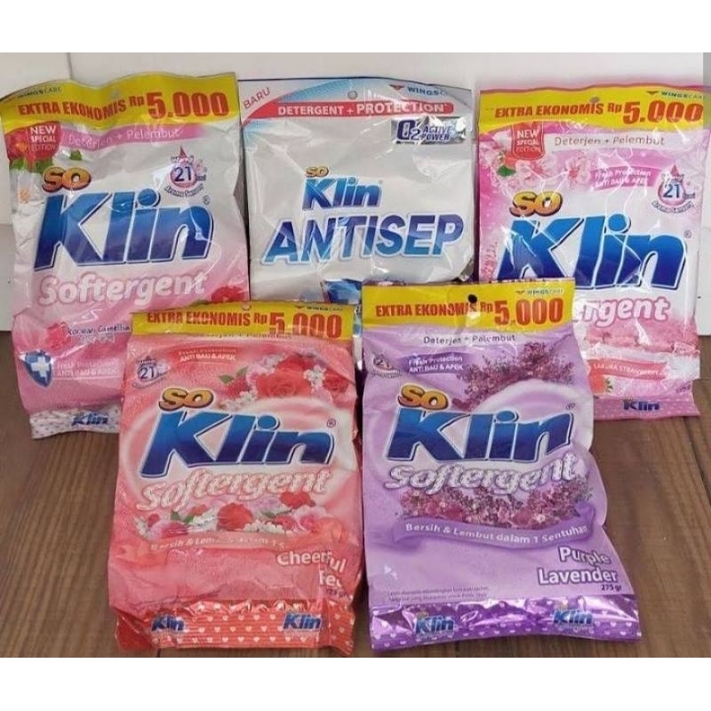 Soklin softergent kemasan 5000 an