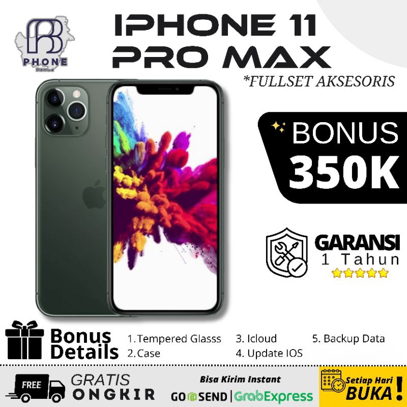Iphone 11 Pro Max 256gb All Operator Second Mulus