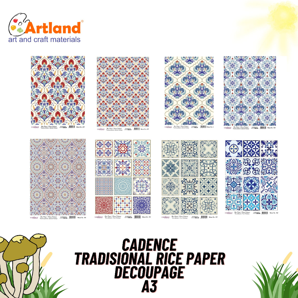 

Cadence Rice Paper Decoupage A3