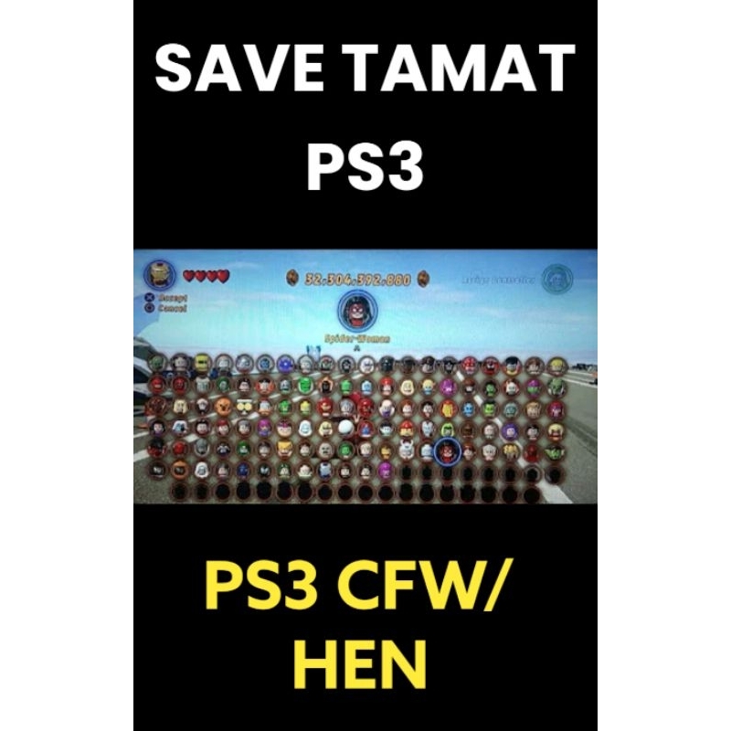 SAVE TAMAT PS3 CFW / HEN 200 GAM3S ++
