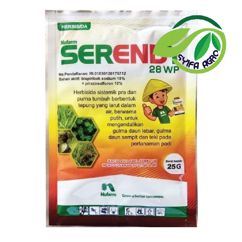 Racun Rumput SERENDY 28 WP 25 gr - Herbisida Sistemik Selektif Padi