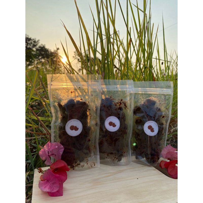 

kripik pisang varian coklat
