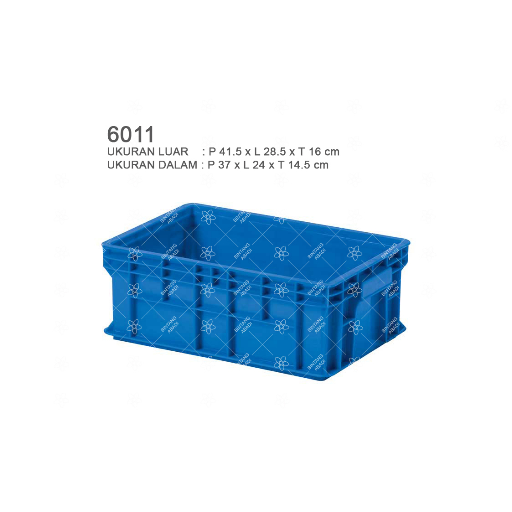 Keranjang Industri Serbaguna 6011 Rabbit Container Plastik Box Buah & Sayur
