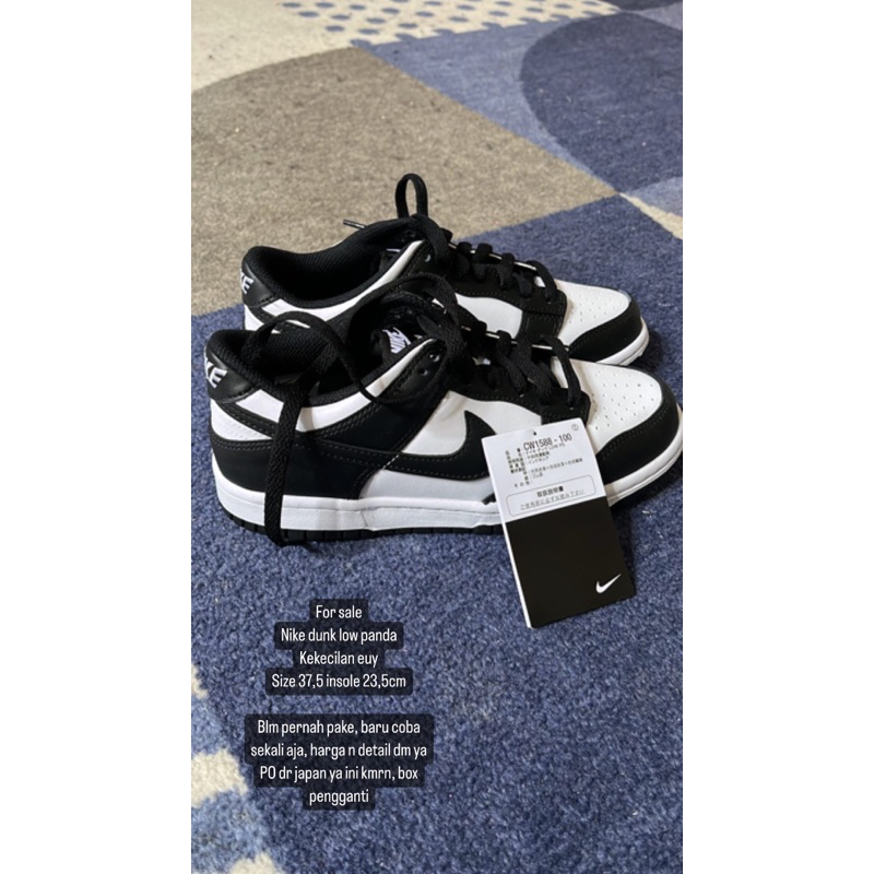 Nike dunk low panda Original Authentic