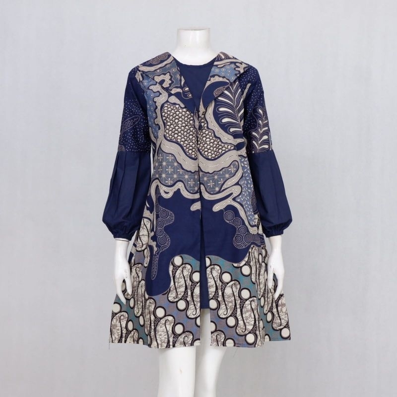 Tunik Batik Fajar Pertiwi Parang Abstrak