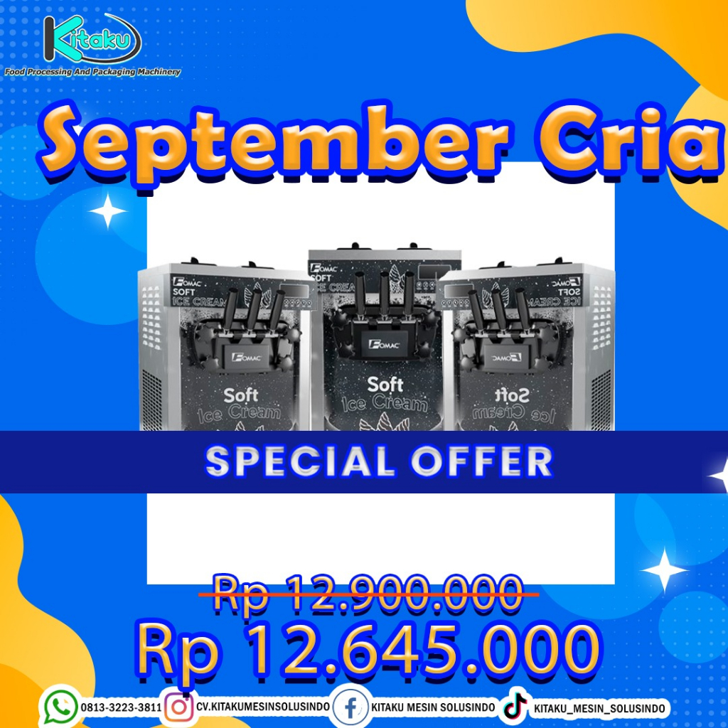 Mesin Soft Es Cream ICR-AC 25 CTS Fomac