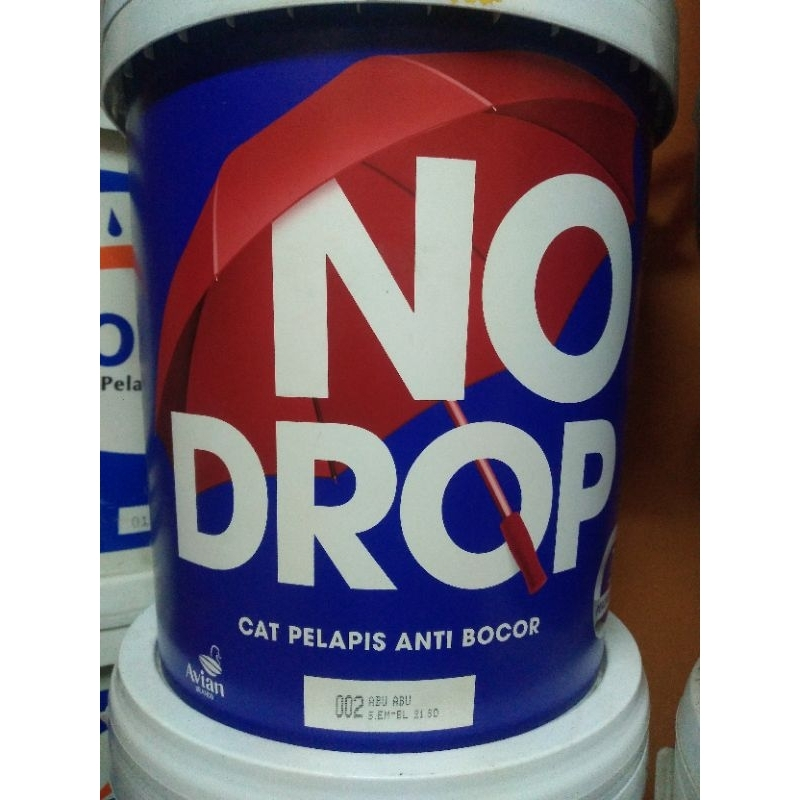 No Drop Cat Pelapis Anti Bocor 20 KG Pail No Drop Cat Tembok Cat Exterior Ready Manado