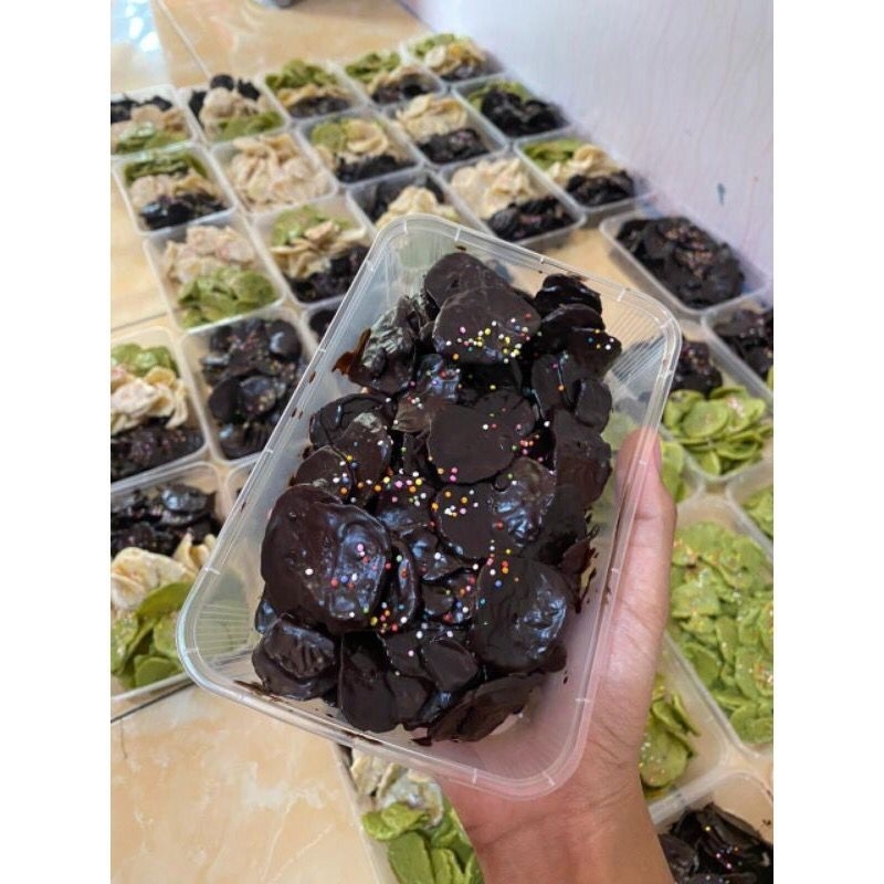 

kripik pisang lumer coklat