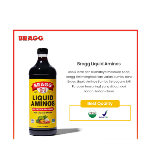 

Bragg Liquid Aminos Bumbu Serbaguna 946 ml