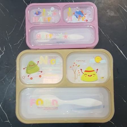 LUNCH BOX HAPPY ANTI TUMPAH & ANTI CAMPUR