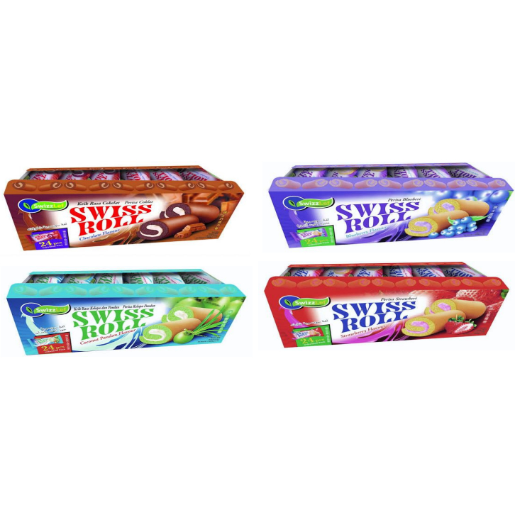 

Bolu Malaysia Swizzlef Swissroll (4 varian rasa)