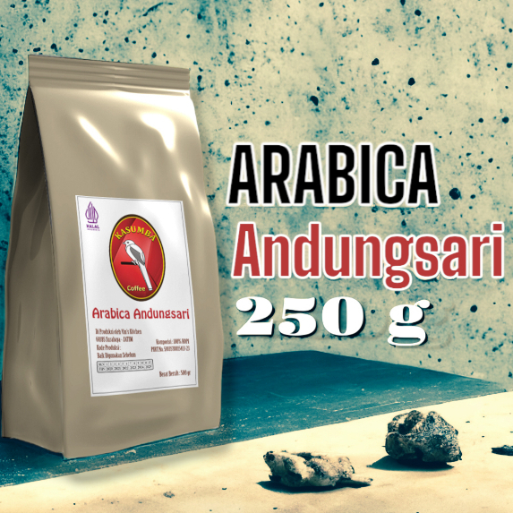 

Kopi Arabika Andungsari Jember 250 (Biji/Bubuk) Grade A / Specialty