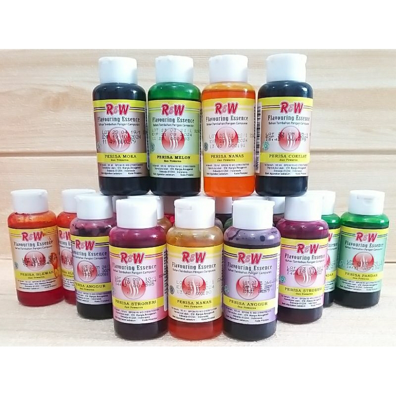 

✔MURAH R&W Perisa Essence Makanan Minuman Rajawali 50ml / Perasa Dan Pewarna RW / Perisa RW / Essence RW