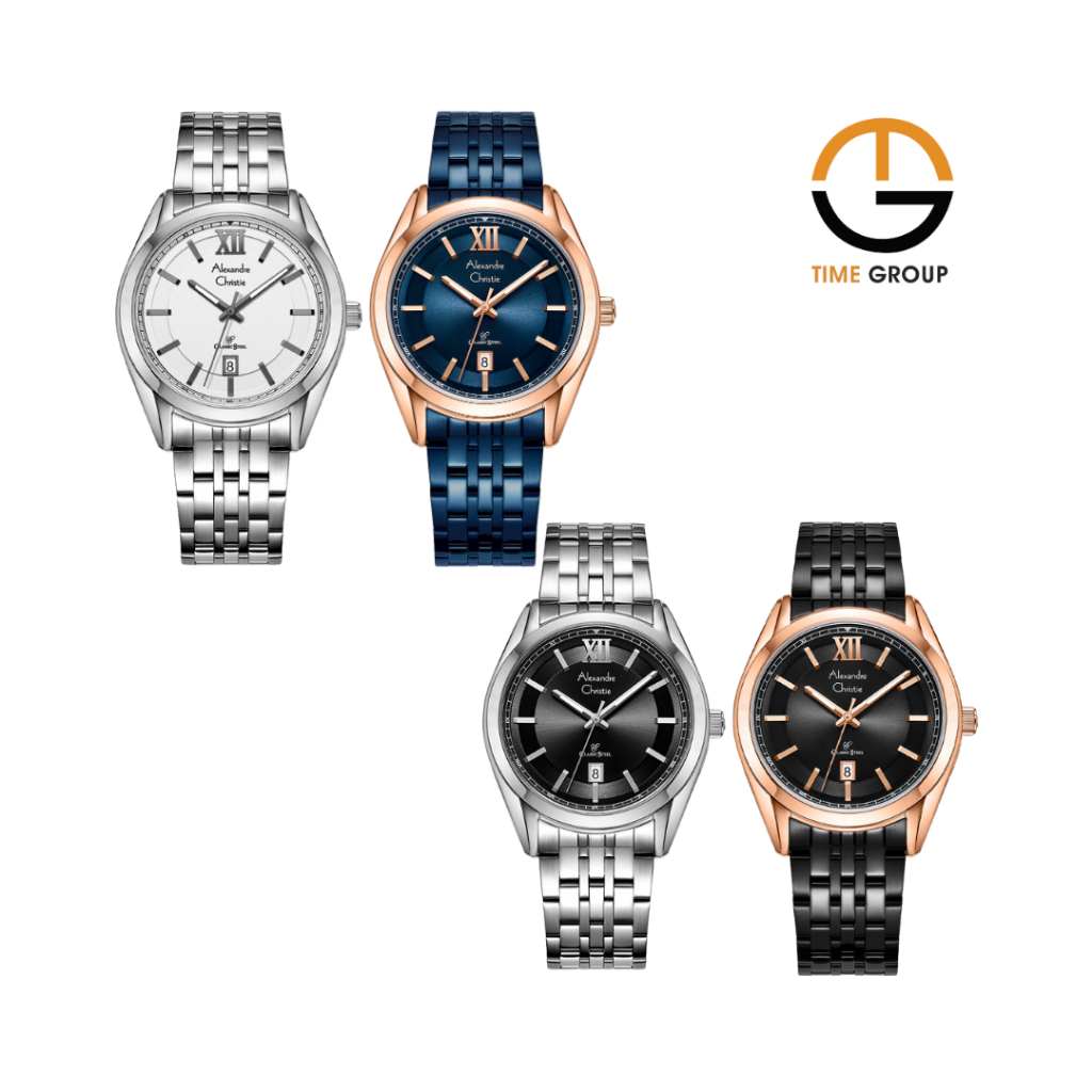 JAM TANGAN PRIA ALEXANDRE CHRISTIE AC 8690 AC8690 MDB STAINLESS STEEL