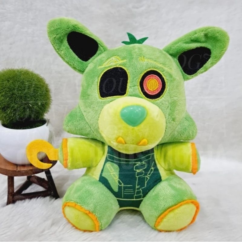 Boneka Radioactive Foxy Hijau L Boneka Five Night At Freddy's Radioactive Foxy L Boneka FNAF Foxy Hi