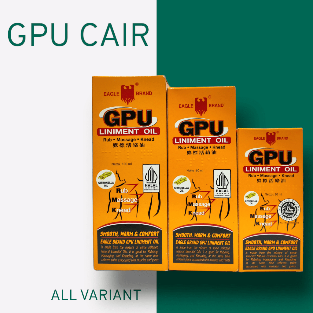 MINYAK URUT GPU CAP LANG [60ML]