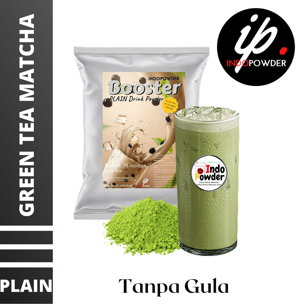 

PLAIN Bubuk Minuman GREEN TEA 1Kg - Bubuk GREEN TEA MATCHA TANPA GULA1Kg - GREEN TEA Bubuk 1Kg