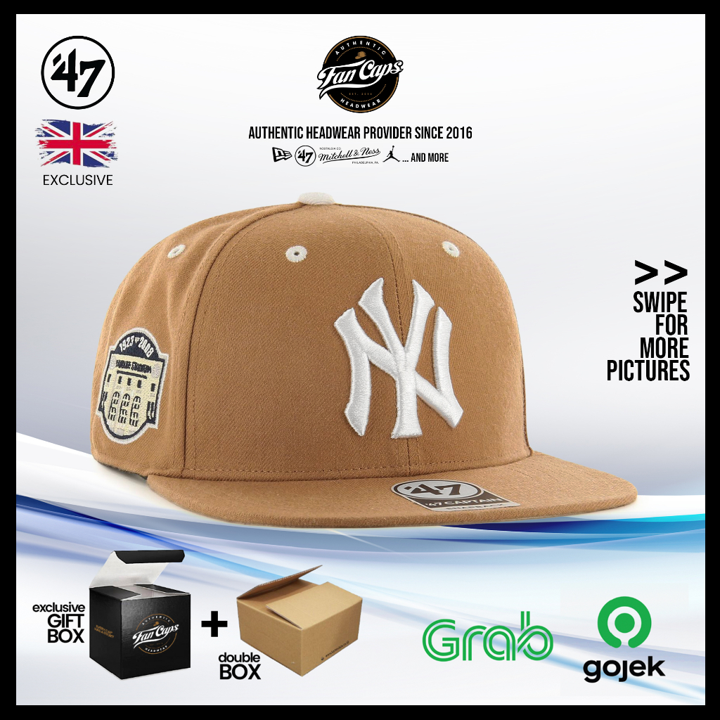 [ORIGINAL] New York Yankees SURE SHOT Captain Snapback | Topi 47