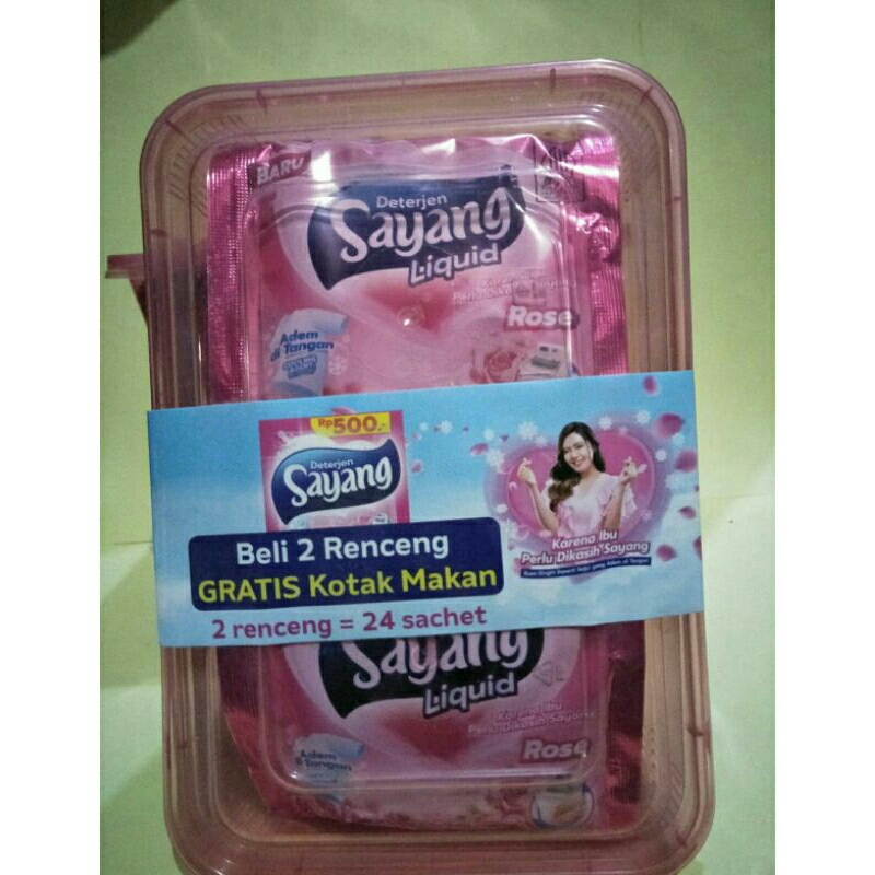 Promo Deterjen Cair Sayang 24 Sachet -