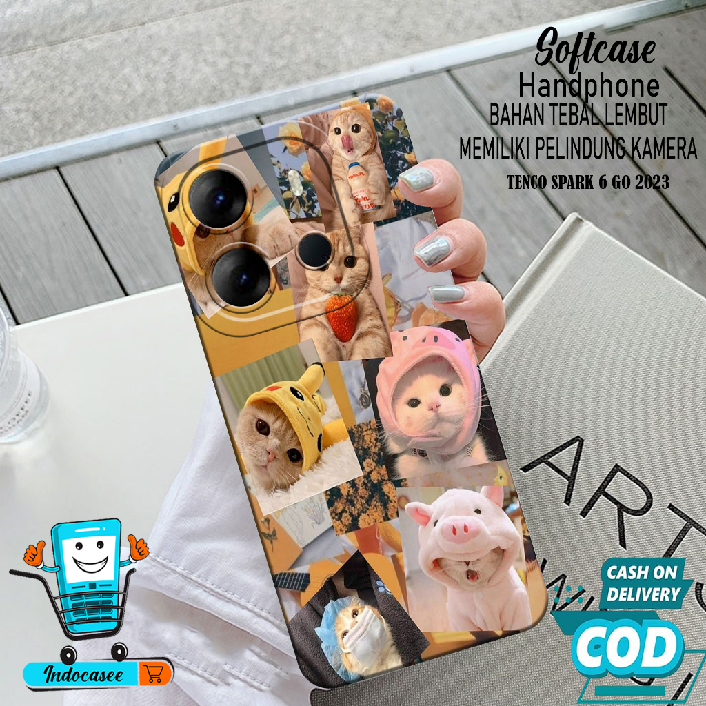 Case Hp Tecno Spark 6 Go 2023- Softcase Tecno Spark 6 Go 2023- Casing Tecno Spark 6 Go 2023 - Kesing
