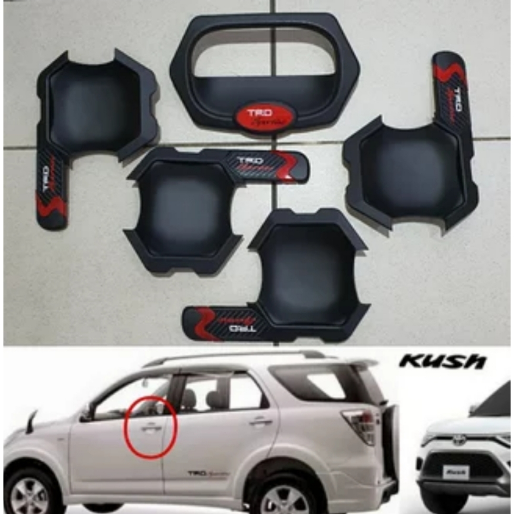 ROTRABHD - OUTER MANGKOK PINTU - OUTER HANDLE RUSH OLD - PELINDUNG PINTU MOBIL RUSH - OUTER PINTU MO