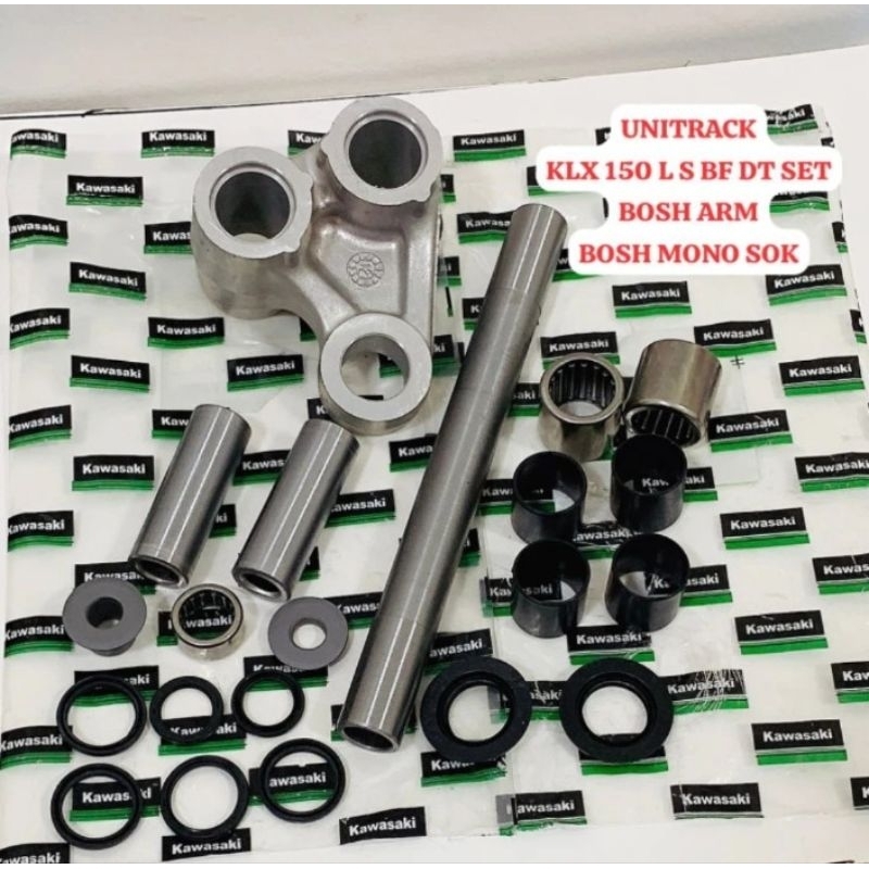 UNITRACK UNITREK MONOSHOCK KLX 150 S L BF DT TREKER SET BOSH ARM AREM KAWASAKI PROLINK SET BOS MONO 