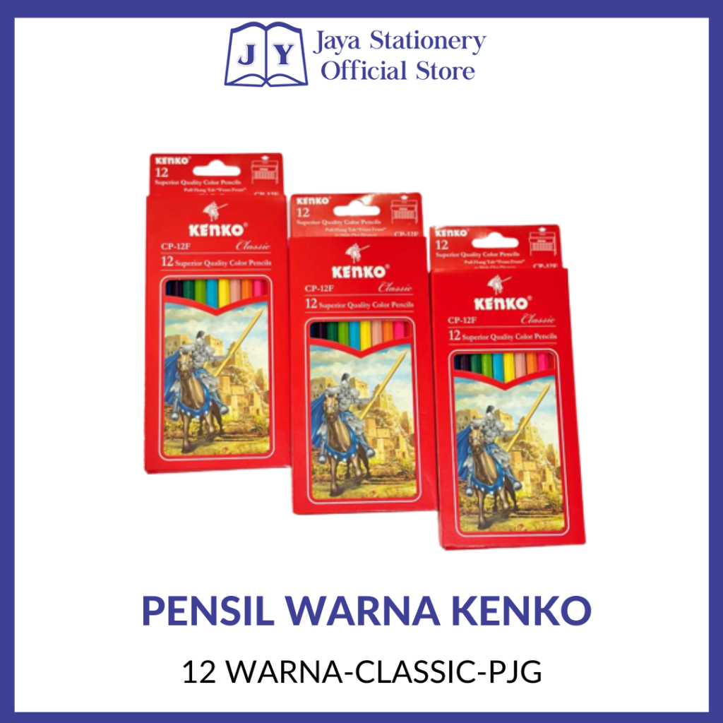 

[BISA COD] Pensil Warna Merk Kenko 12 Warna