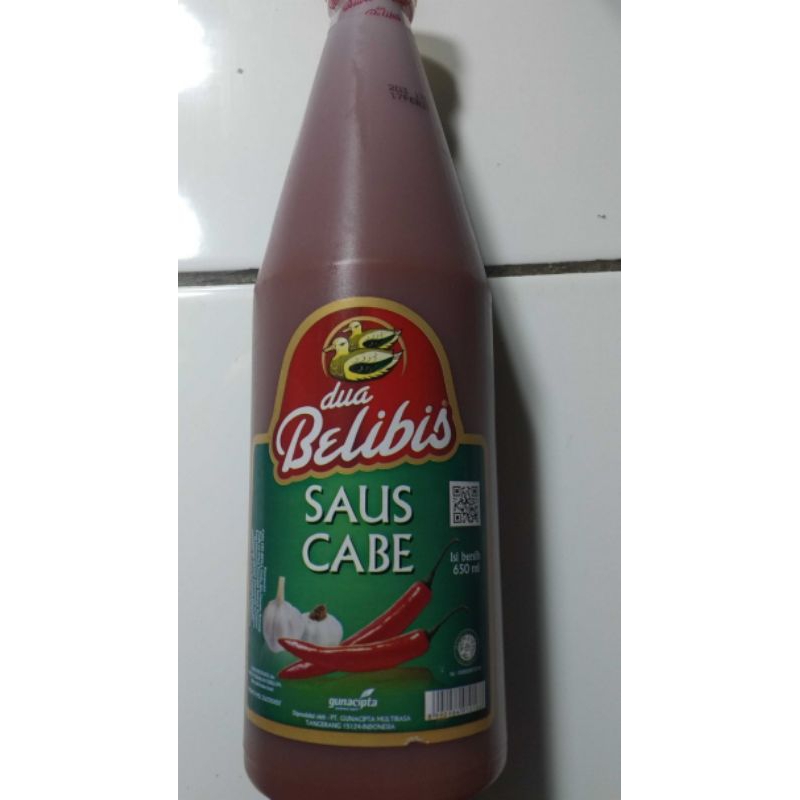 

saus cabe belibis 1botol 650ml