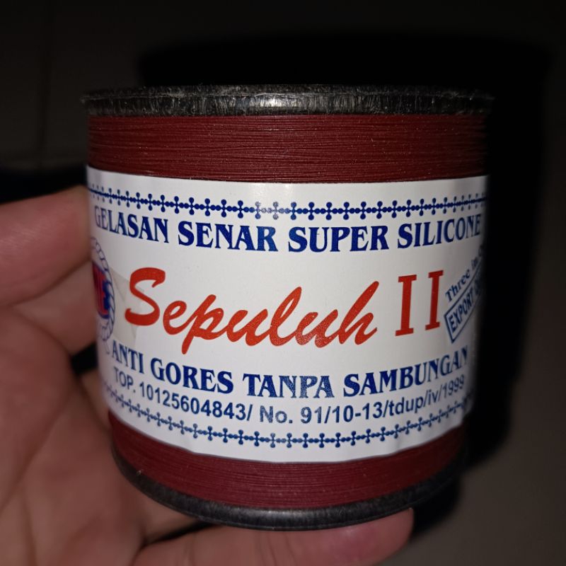 RB22 Gelasan MOLOR Sepuluh II ORIGINAL Ukuran 025 Panjang 3000 Yard