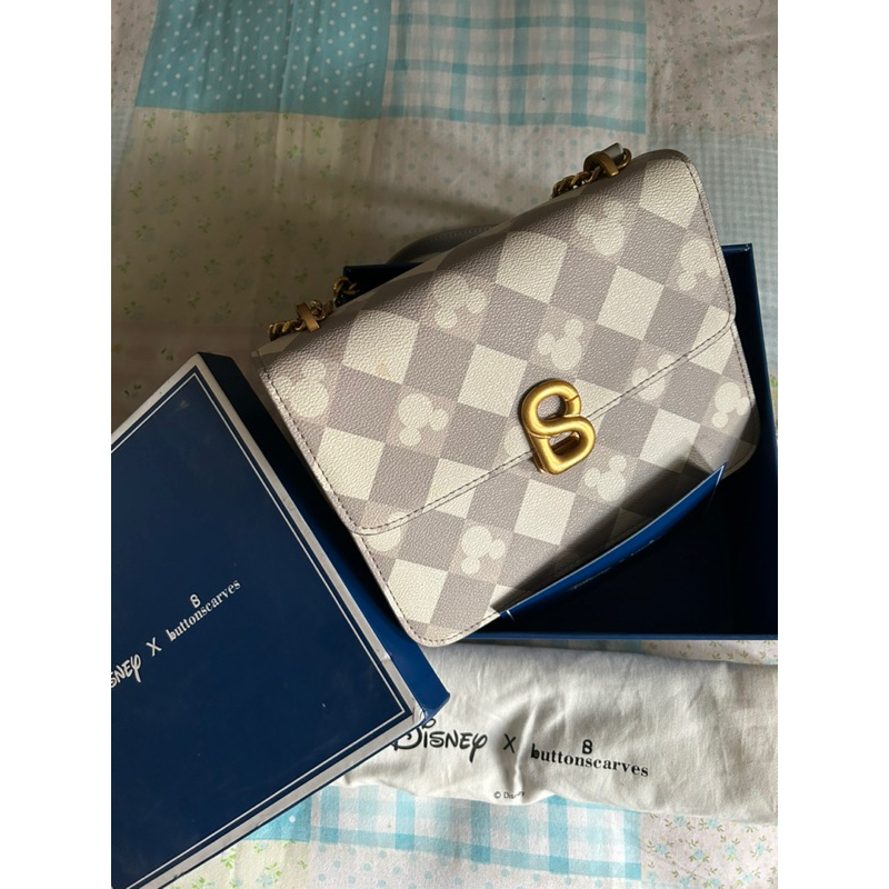 PRELOVED BUTTONSCARVES DONA BAG ASH GREY