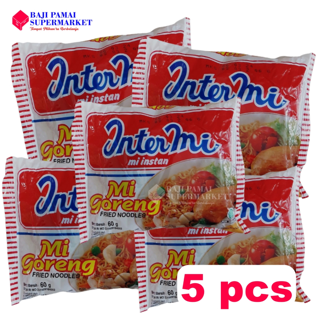 

PAKET 5 Pcs InterMi Mie Instan Mie Goreng