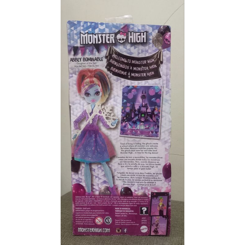 Doll_Barbie Monster High Abbey Bominable