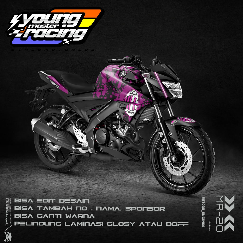 Decal Stiker Vixion R Fullbody - Stiker variasi vixion R