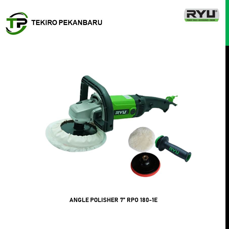 RYU ANGLE POLISHER 7" / MESIN POLES MOBIL RYU RPO 180-1E