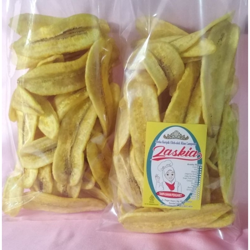 

keripik pisang kepok lampung rasa asin