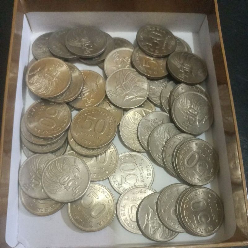 koin kuno Rp.50 tahun 1971