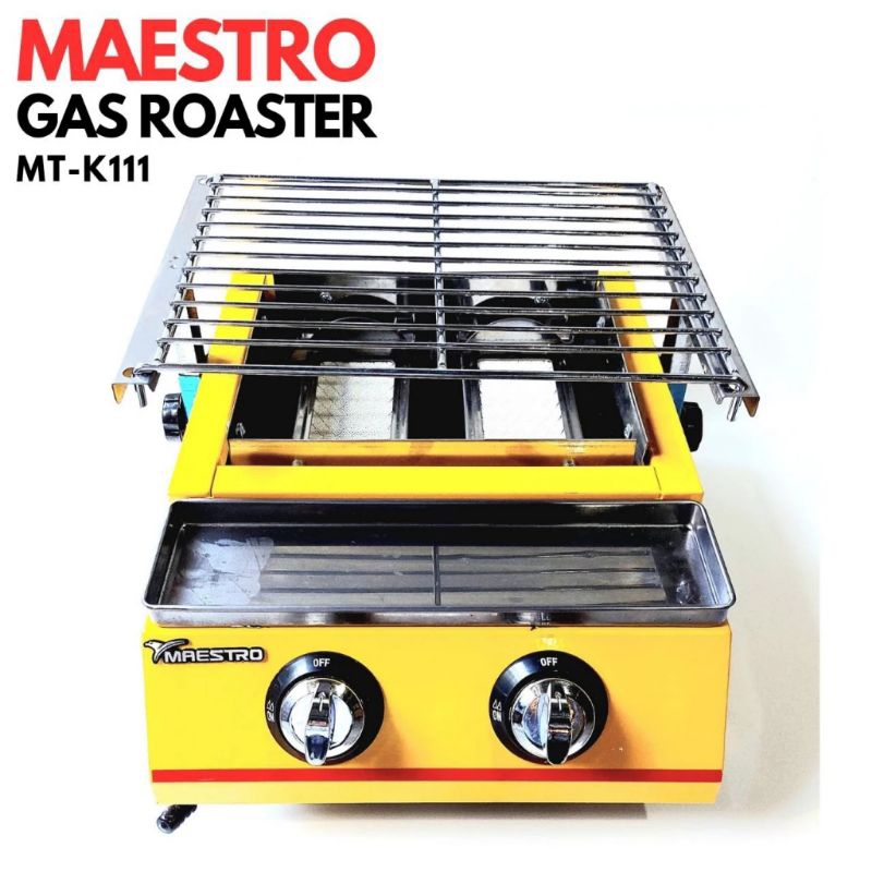 kompor sosis / roaster / tungku bakar GAS maestro MT-K111 2tungku kompor panggang