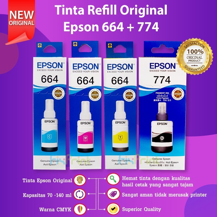 Tinta Epson 664 Black