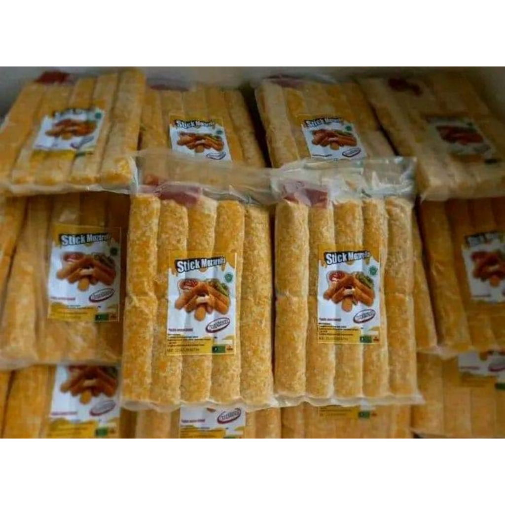 

FROZEN FOOD Stick Mozarella Isi 16 Pcs Gratis Saus Murah Lezat Gurih Nikmat Praktis dan Higienis Bisa COD