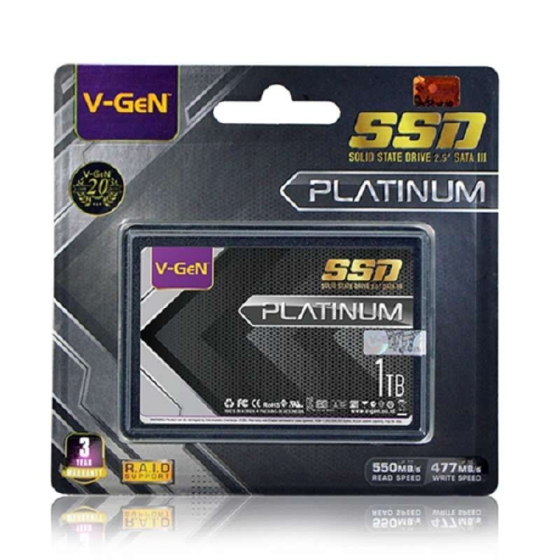 SSD V-GeN 1TB SATA 3 Solid State Drive 2.5" Inch VGEN