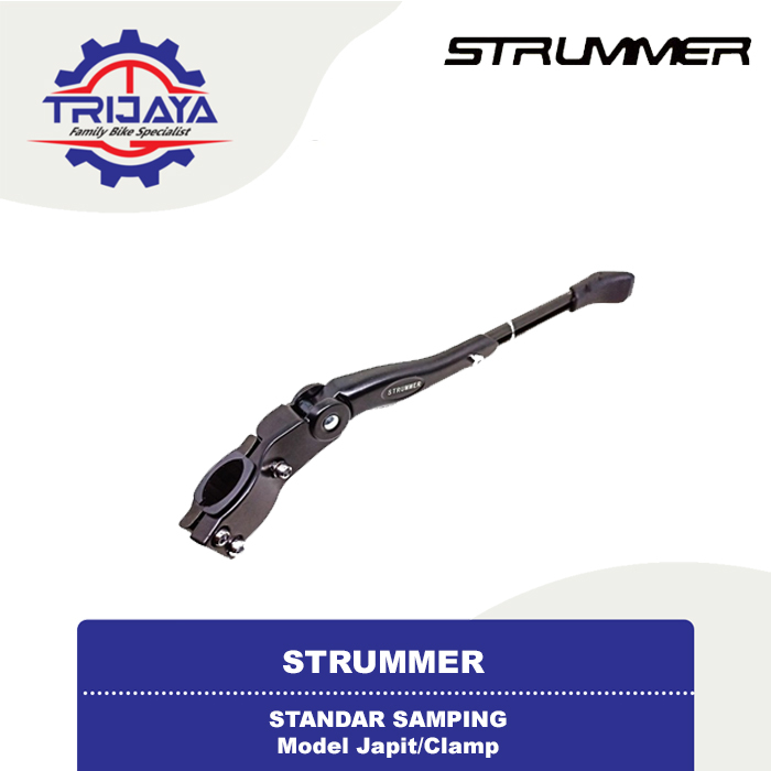Strummer Standar Sepeda Samping Model Clamp / Jepit